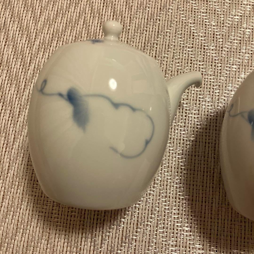 深川製磁 ブルーワイナリー 醤油差し 2342 深川製磁 染付山水 角小